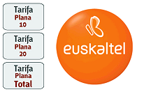 Euskaltel lanza más tarifas planas de voz, mensajes e internet
