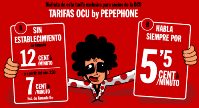 Pepephone mejora sus tarifas para los socios de la OCU
