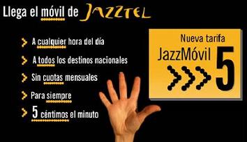 Jazztel Móvil relanza la tarifa de 5 céntimo/minuto a todos