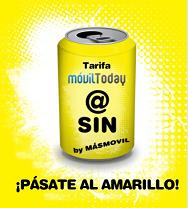 Nueva tarifa móvilToday @Sin by Más Móvil